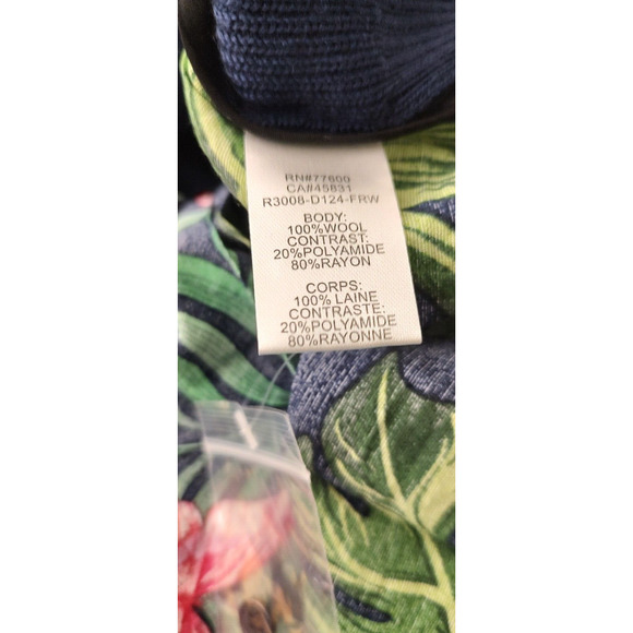 NEW Sandrine Rose French Worker XS Comfy Oversized Sweater Tropical Free People - Picture 12 of 14